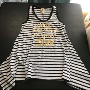 Striped Oversize Tank